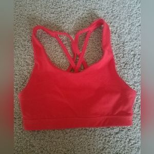 Red Sports Bra